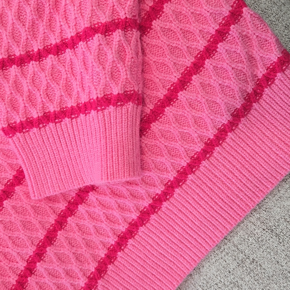 THML Pink Striped Long Sleeved Sweater - Picture 4 of 10